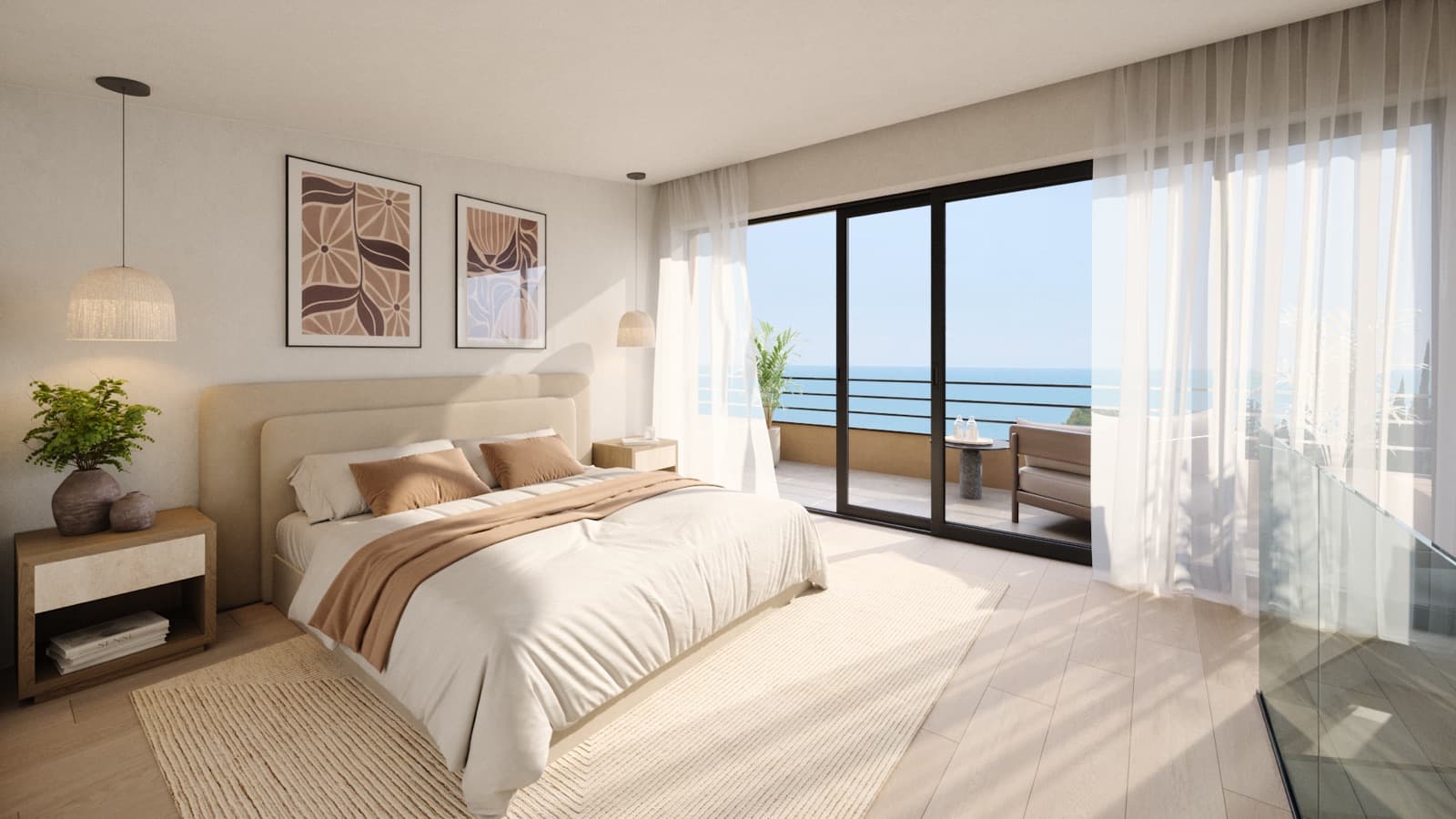 The River bedroom with sea view